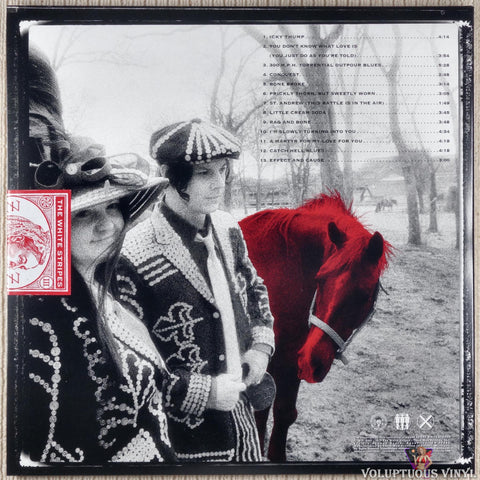 The White Stripes - Icky Thump vinyl record back cover