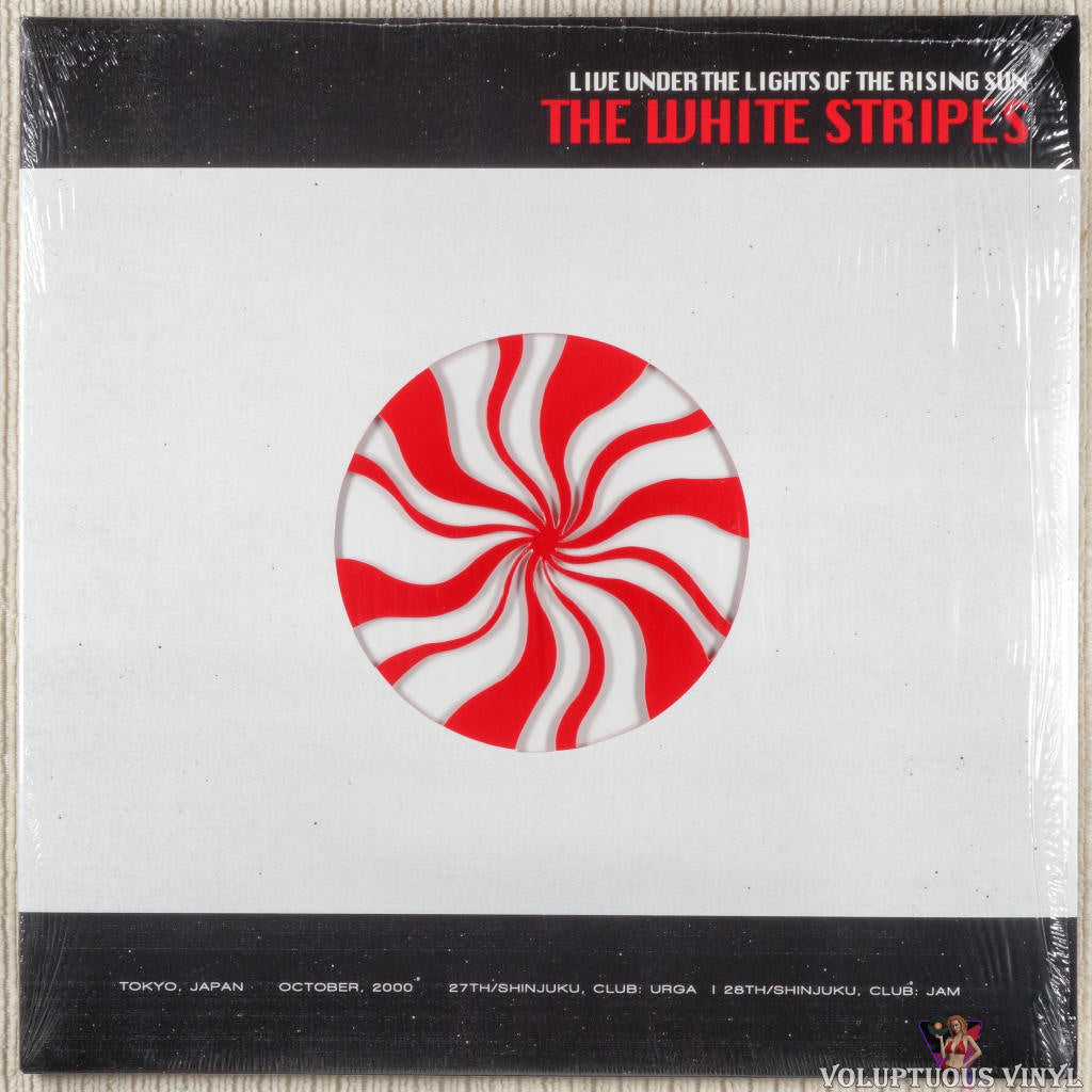 The White Stripes ‎– Live Under The Lights Of The Rising Sun vinyl record front cover