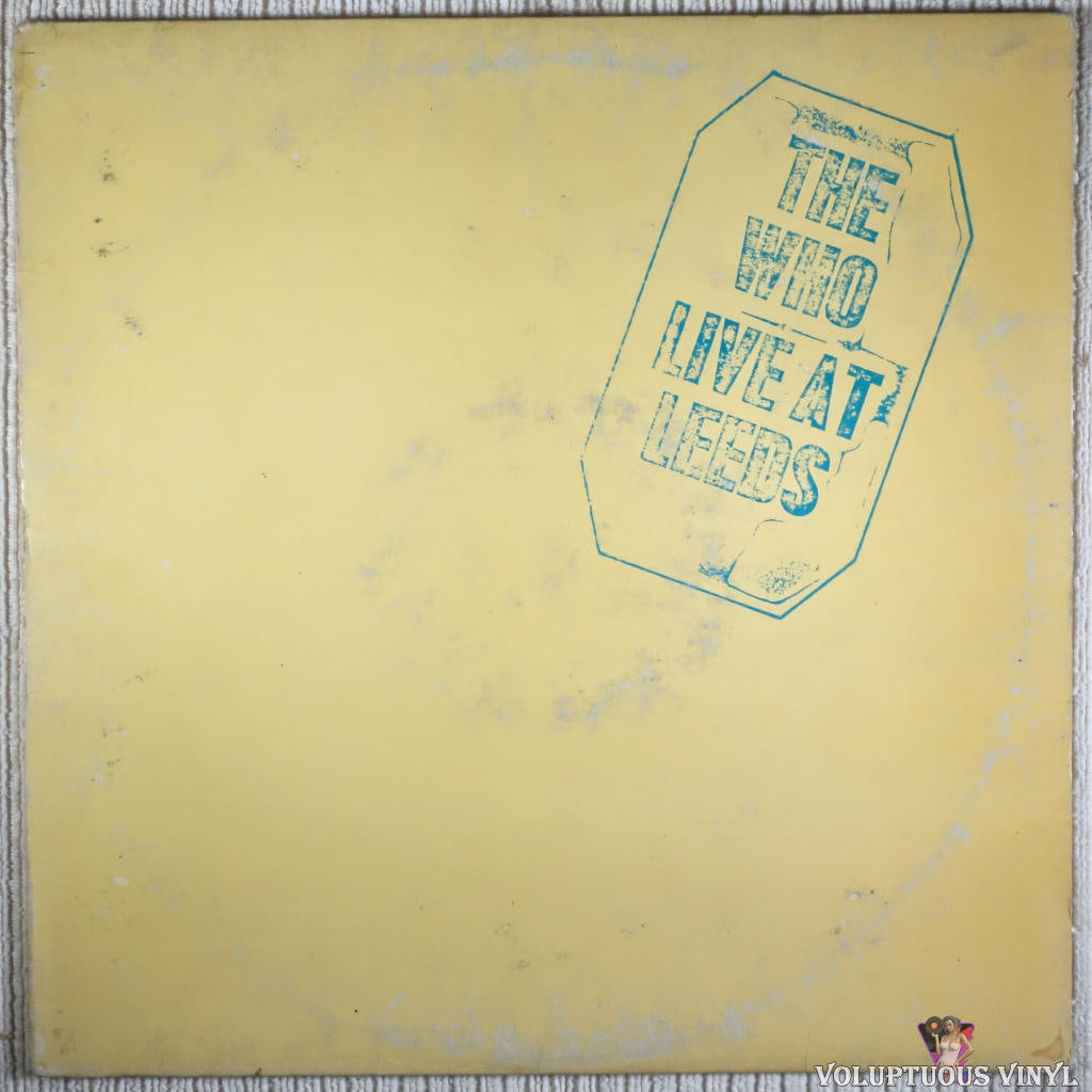 The Who ‎– Live At Leeds vinyl record front cover