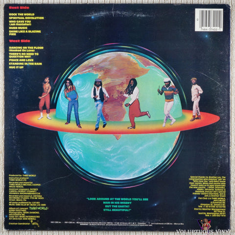 Third World – Rock The World vinyl record back cover
