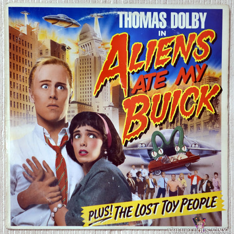 Thomas Dolby ‎– Aliens Ate My Buick vinyl record front cover