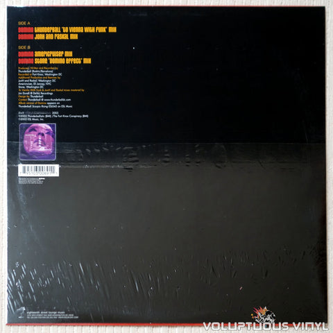 Thunderball ‎– Domino - Vinyl Record - Back Cover