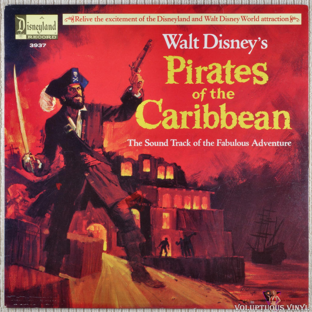 Pirates of the Caribbean LP Record Album Cover Poster Print 