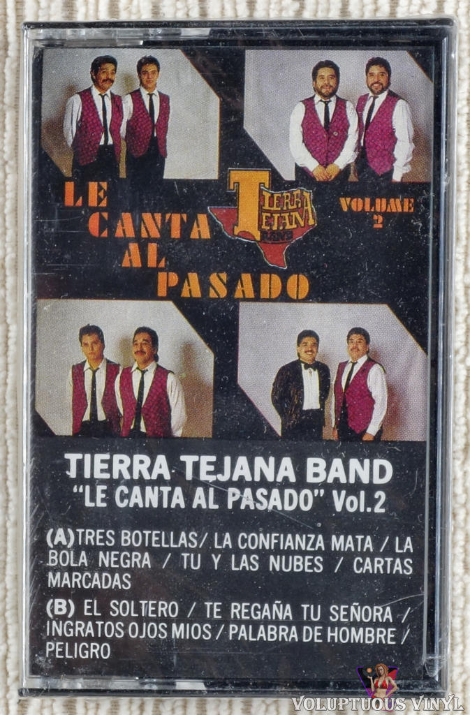 Tierra Tejana Band ‎– Le Canta Al Pasado Vol. 2 cassette tape front cover