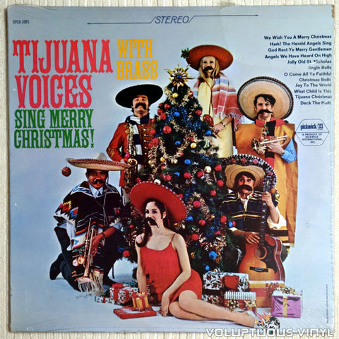 Tijuana Voices ‎– Sing Merry Christmas With Brass - Vinyl Record - Front Cover