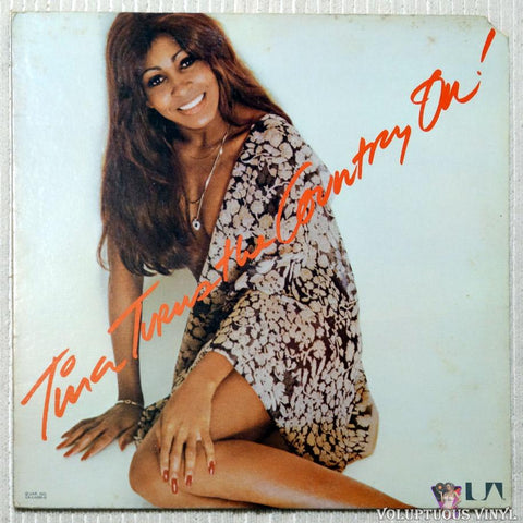 Tina Turner ‎– Tina Turns The Country On vinyl record front cover
