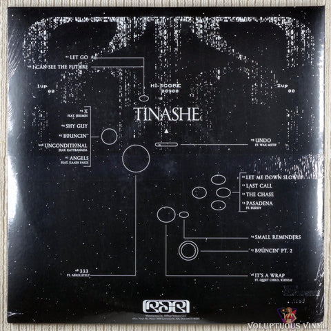 Tinashe – 333 vinyl record back cover