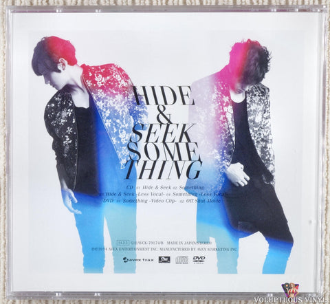 Tohoshinki ‎– Hide & Seek / Something CD back cover
