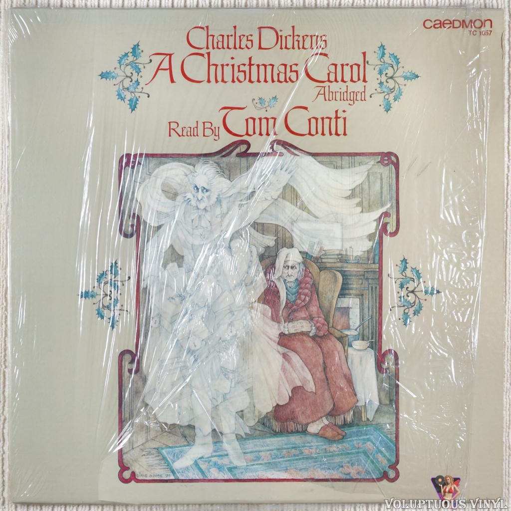 Tom Conti – Charles Dickens' A Christmas Carol (Abridged) vinyl record front cover