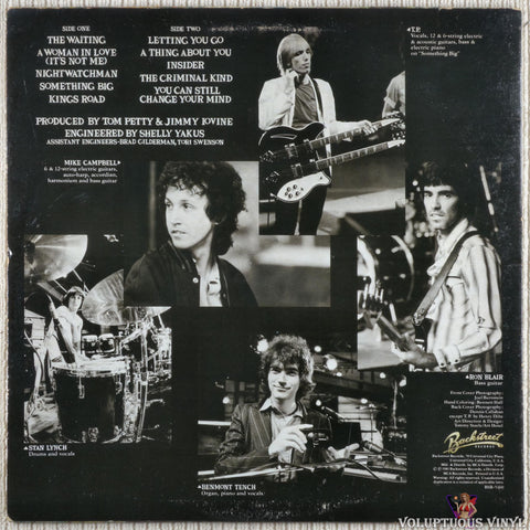 Tom Petty And The Heartbreakers ‎– Hard Promises vinyl record back cover