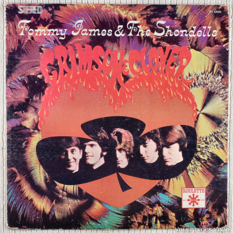Tommy James & The Shondells – Crimson & Clover vinyl record front cover