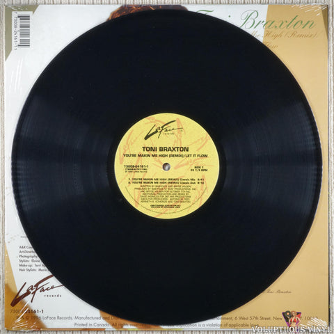 Toni Braxton – You're Makin' Me High (Remix) / Let It Flow vinyl record