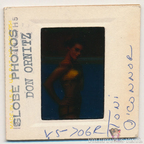 Toni O'Connor Sexy Yellow Swimsuit 1960's Color Transparency