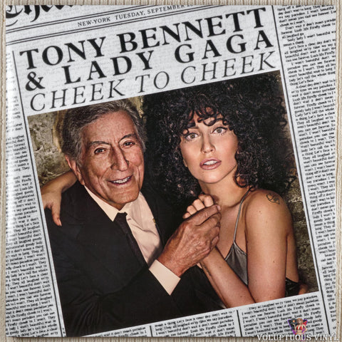 Tony Bennett & Lady Gaga ‎– Cheek To Cheek vinyl record front cover