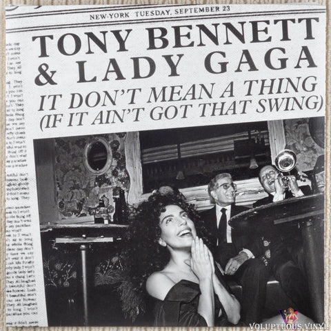 Tony Bennett & Lady Gaga ‎– Cheek To Cheek vinyl record 7" single front cover