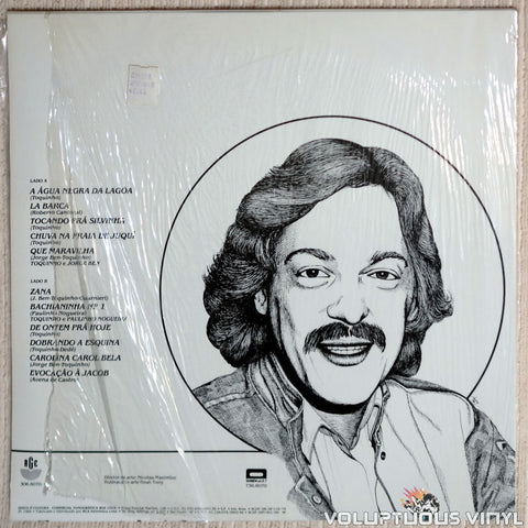 Toquinho ‎– Simplesmente Toquinho vinyl record back cover