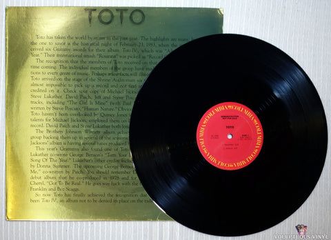 Toto ‎– Toto IV Sampler vinyl record