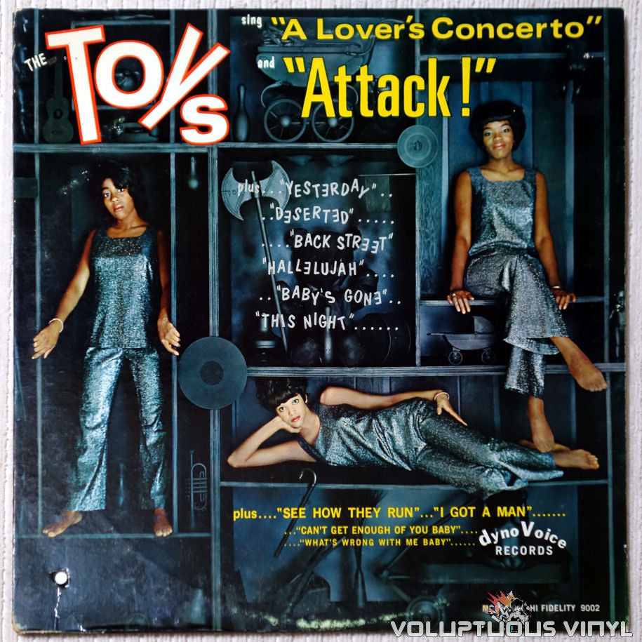 The Toys ‎– The Toys Sing "A Lover's Concerto" And "Attack" - Vinyl Record - Front Cover