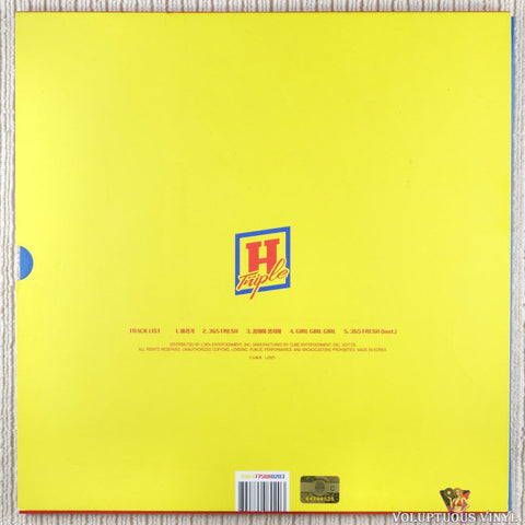 Triple H – 199X CD back cover