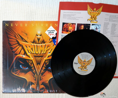 Triumph ‎– Never Surrender - Vinyl Record