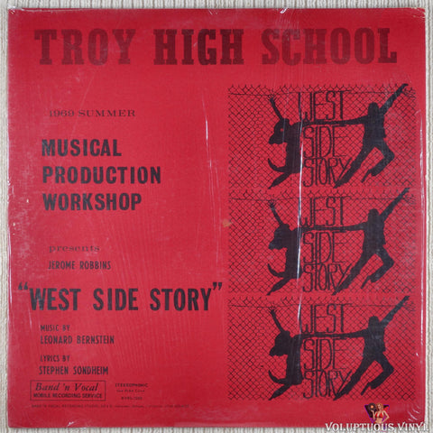Troy High School ‎– 1969 Summer Musical Production Workshop: West Side Story vinyl record front cover