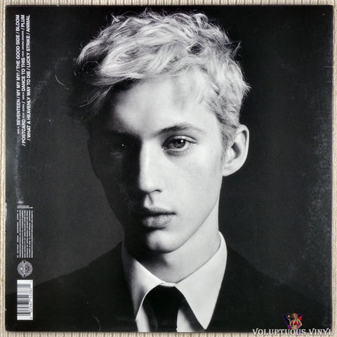 Troye Sivan ‎– Bloom vinyl record back cover