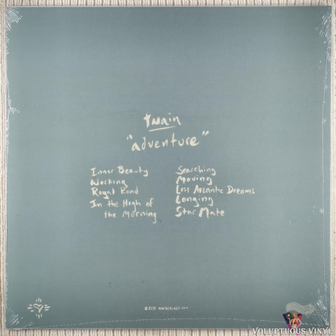 Twain – Adventure vinyl record back cover