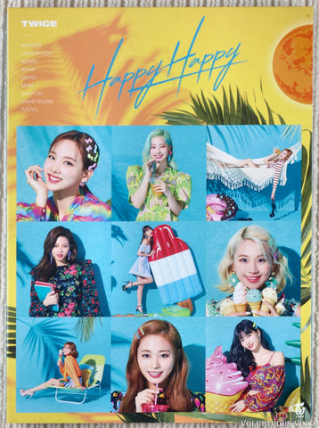Twice ‎– Happy Happy CD / DVD front cover