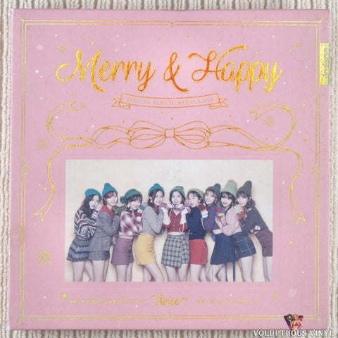 Twice – Merry & Happy CD front cover