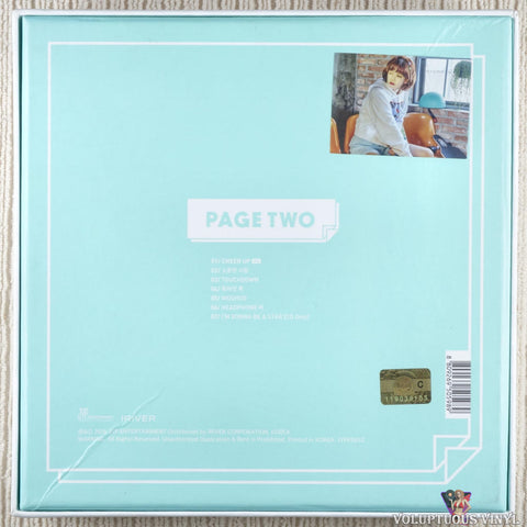 Twice – Page Two CD back cover