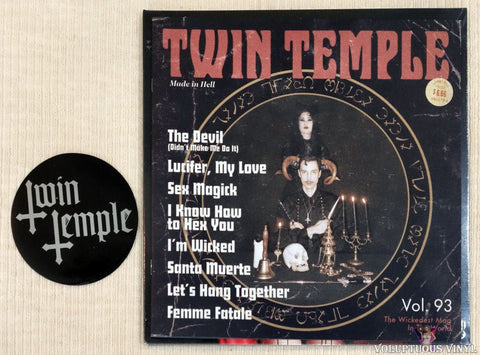 Twin Temple ‎– Twin Temple (Bring You Their Signature Sound.... Satanic Doo-Wop) vinyl record booklet