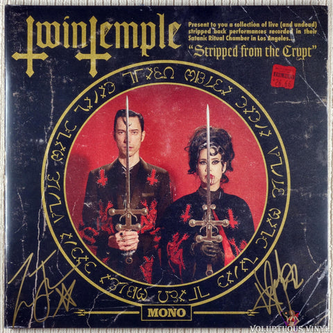 Twin Temple ‎– Stripped From The Crypt vinyl record front cover