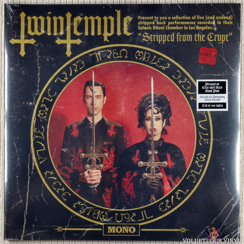 Twin Temple ‎– Stripped From The Crypt vinyl record front cover