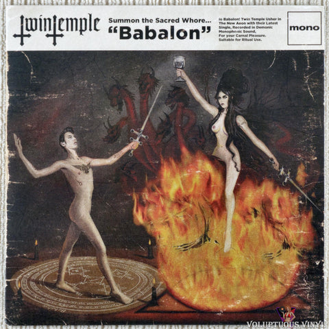 Twin Temple ‎– Twin Temple Summon The Sacred Whore… "Babalon” vinyl record front cover