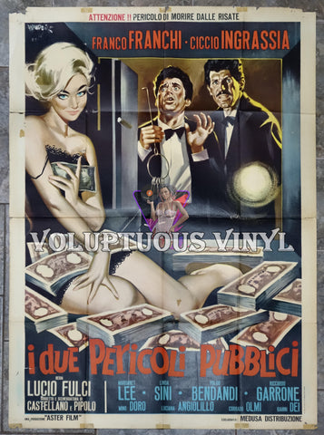 Two Public Enemies (1964) - Italian 2F - Margaret Lee Sexy Girl In Safe