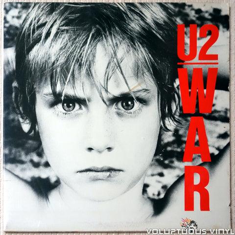 U2 ‎– War - Vinyl Record - Front Cover