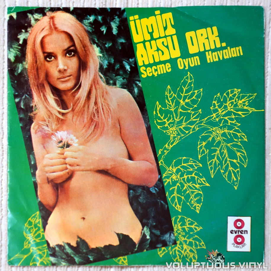 Ümit Aksu Ork. ‎– Oryantal (Arabest) / Kasap vinyl record front cover Barbara Bouchet