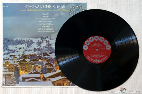 University Of Redlands Choir, J.W. Jones, Charles D. Smith ‎– Choral Christmas vinyl record