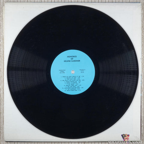 Unknown Artist ‎– Memories Of Helene Gardner vinyl record