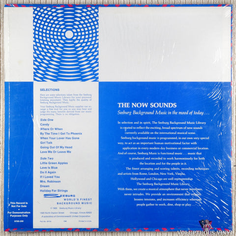 Unknown Artist – The Now Sounds vinyl record back cover