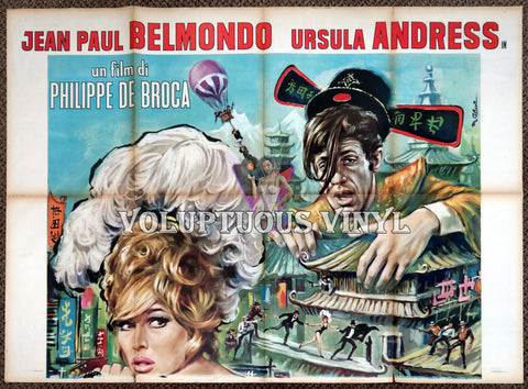 Up To His Ears (1965) - Italian 4F - Ursula Andress Poster top half