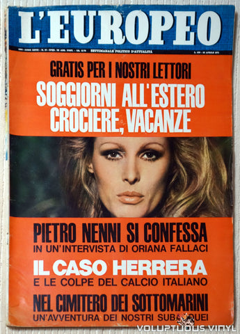 L'Europeo - April 22, 1971 - Ursula Andress Cover