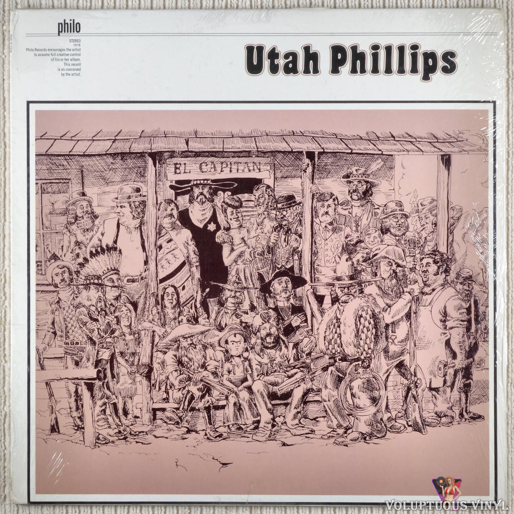 Utah Phillips – El Capitan vinyl record front cover