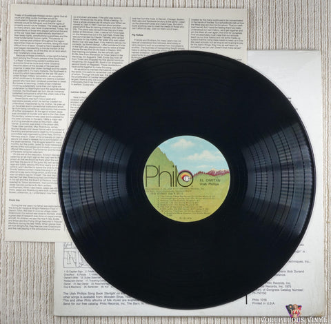 Utah Phillips – El Capitan vinyl record