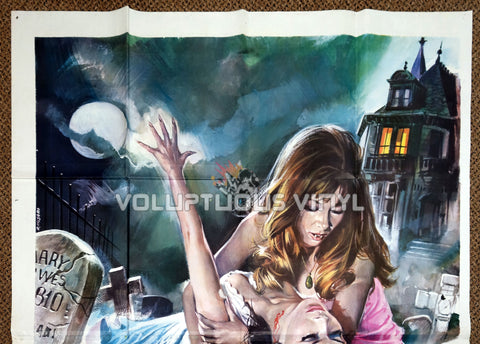 The Vampire Lovers - Italian 4F - Original Movie Poster - Top Half