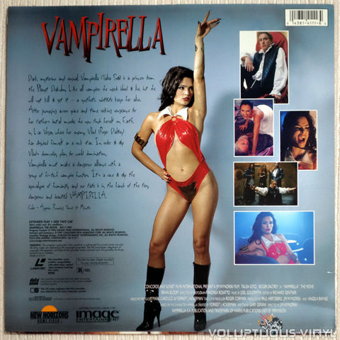 Vampirella: The Movie - LaserDisc - Back Cover