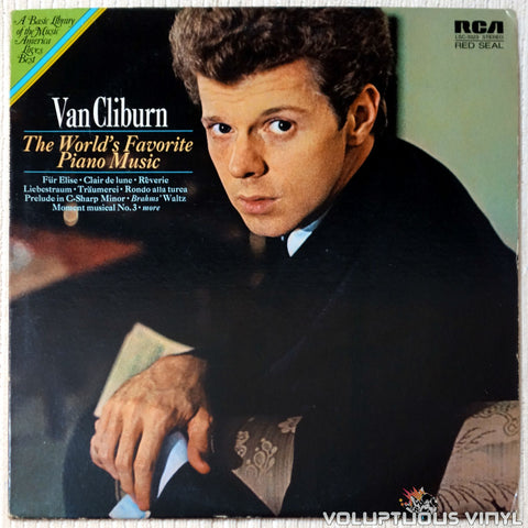 Van Cliburn ‎– The World's Favorite Piano Music vinyl record front cover
