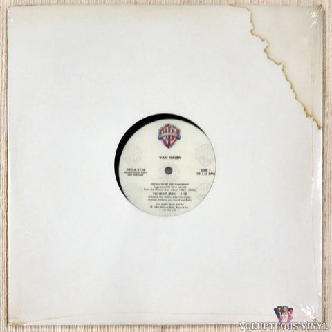 Van Halen ‎– I'll Wait vinyl record Side 1