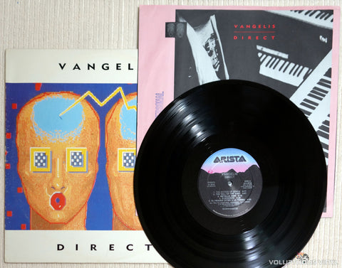 Vangelis ‎– Direct - Vinyl Record & Inner Sleeve