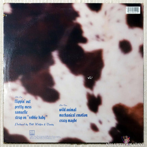 Vanity ‎– Wild Animal vinyl record back cover